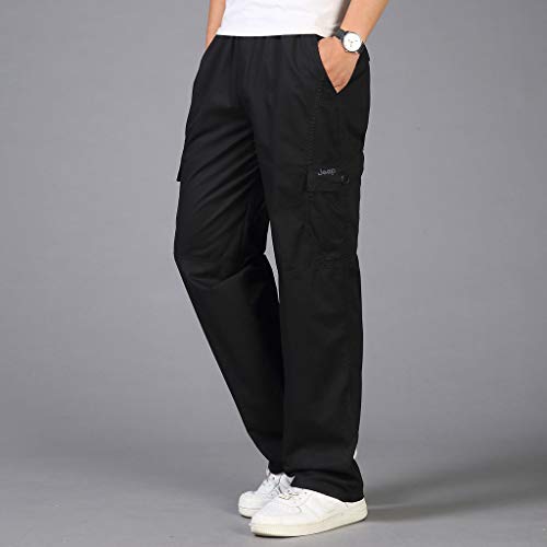 Pantalones para Hombre,Tallas Grandes Suelto Pantalones Casuales Moda Trabajo Pantalones Jogging Pants Fitness Pantalones Chandal Hombre Largos Pantalones Ropa de Hombre Pantalones de Trekking