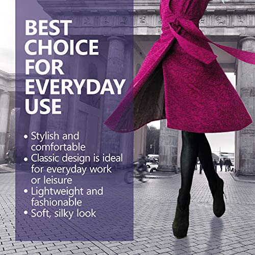 Panty de compresión 23-32 mmHg segunda clase medica- Panty de compresión graduadas Negro X-Small