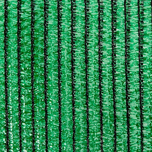 PAPILLON Malla Sombreo 90%, Rollo 2 x 50 metros, Reduce Radiación, Protección Jardín y Terraza, Regula Temperatura, Color Verde Claro
