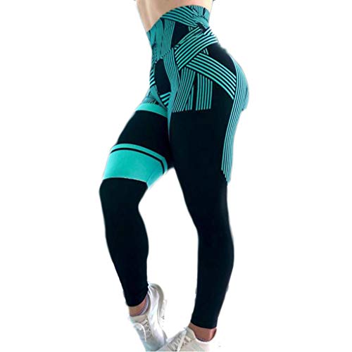 PARVAL Mujer Leggings Deportivos para Mujer Imprimir Plus Size Leggings de Cintura Alta para Mujeres Niñas Pantalones de Yoga Leggings Capri sin Costura Leggings de Entrenamiento de compresión