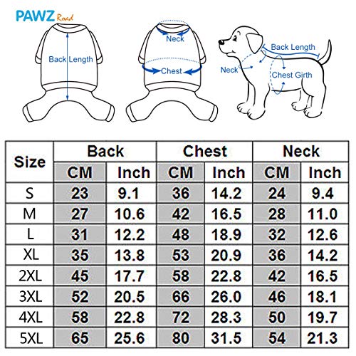 PAWZ Road Invierno Calentar Abrigo de Perro A Prueba de Viento Chaqueta USA Fuerza Aerea Sudadera con Capucha para Mascotas Ropa Perrito 4 piernas Traje de Esquiar Vestir Disfraz Rojo 5XL