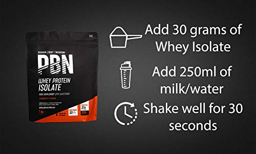 PBN - Premium Body Nutrition - Aislado de proteína de suero de leche en polvo (Whey-ISOLATE), 2,27 kg, sabor vainilla (75 porciones)