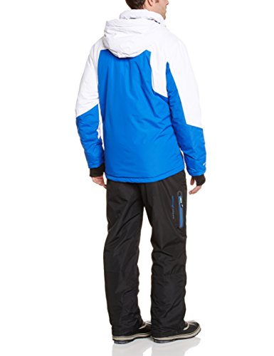 Peak Mountain Cial/ya - Conjunto térmico de Ropa Interior para Hombre, Color Negro/Azul, Talla 2XL