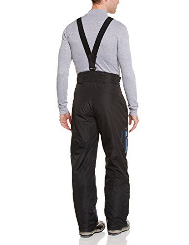 Peak Mountain Cial/ya - Conjunto térmico de Ropa Interior para Hombre, Color Negro/Azul, Talla 2XL