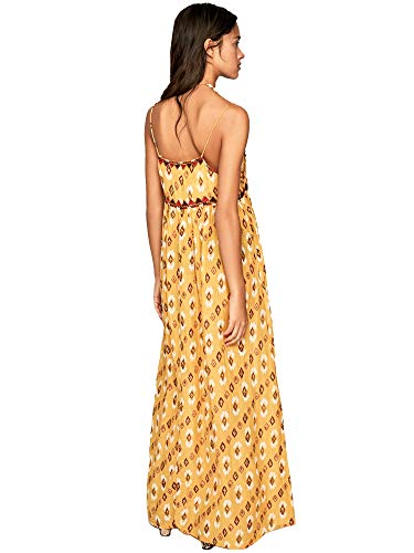 Pepe Jeans - Angie - PL952645 - Vestido Largo Boho DE Tirantes Estampado - para Mujer (XS)