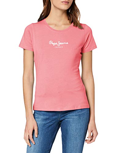 Pepe Jeans Denim Vest, Rosa (Pink 325), X-Small para Mujer
