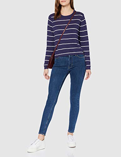 Pepe Jeans Jean Droit, Azul (Dark Océano 598), X-Large para Mujer
