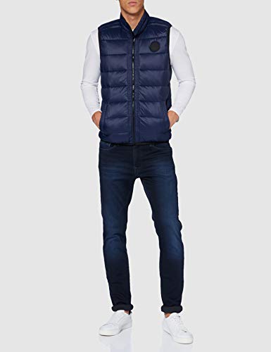 Pepe Jeans KEATS Camiseta, Azul (598), Large para Hombre