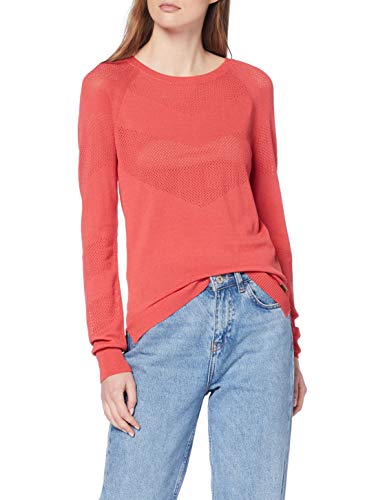 Pepe Jeans Lulu suéter, Rojo (Francois Red 240), Small para Mujer