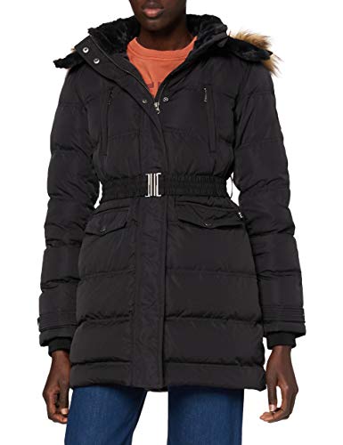 Pepe Jeans MOLI Abrigo, Negro (999), Medium para Mujer