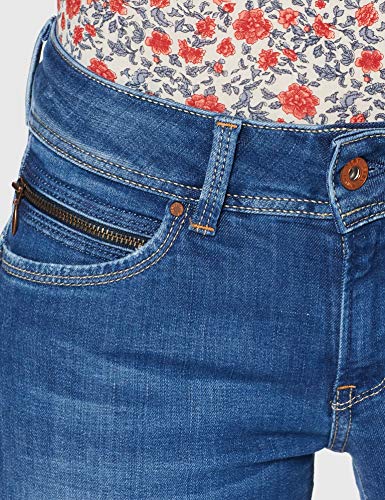 Pepe Jeans New Brooke Vaqueros, 10Oz Str 8Dip Royal Dk, 30W / 32L para Mujer