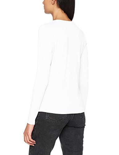 Pepe Jeans New Virginia LS PL502755 Camiseta, Blanco (White 800), Large para Mujer