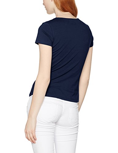 Pepe Jeans New Virginia PL502711 Camiseta, Azul (Navy 595), Large para Mujer