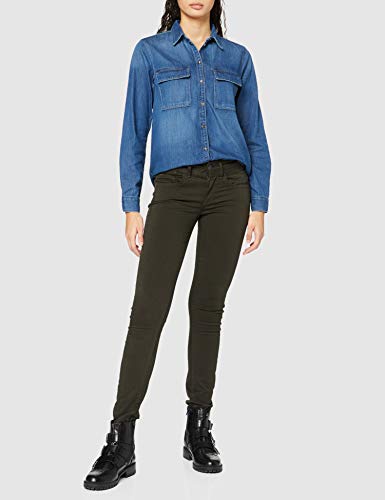 Pepe Jeans Nina Blusa, Azul (Denim GF8), Small para Mujer