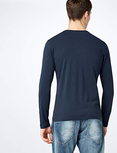 Pepe Jeans Original Basic L/S PM503803 Top de manga larga, Azul (Navy 595), Medium para Hombre