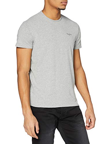 Pepe Jeans Original Basic S/S PM503835 Camiseta, Gris (Grey Marl 933), Medium para Hombre