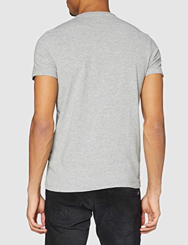 Pepe Jeans Original Basic S/S PM503835 Camiseta, Gris (Grey Marl 933), Small para Hombre