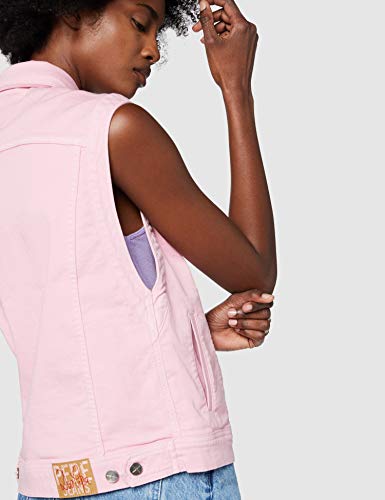 Pepe Jeans Winona Colour Chaleco, Rosa (Chewing Gum 334), Small para Mujer