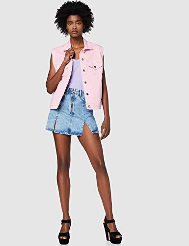 Pepe Jeans Winona Colour Chaleco, Rosa (Chewing Gum 334), Small para Mujer