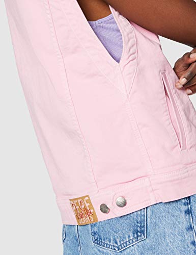 Pepe Jeans Winona Colour Chaleco, Rosa (Chewing Gum 334), Small para Mujer