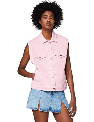 Pepe Jeans Winona Colour Chaleco, Rosa (Chewing Gum 334), Small para Mujer