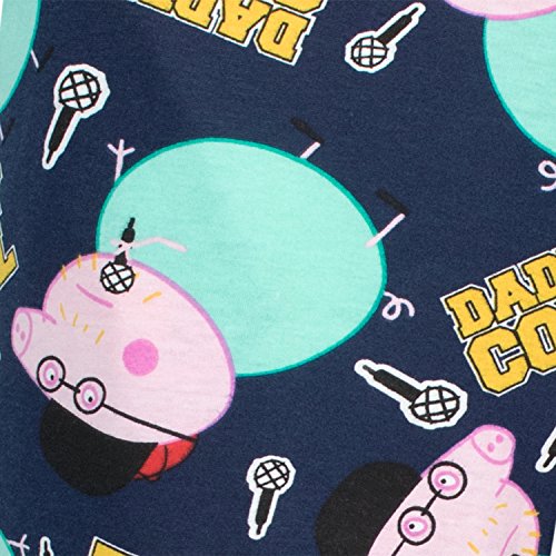 Peppa Pig Pantalones de Pijama para Hombre Papa Pig Multicolore Medium