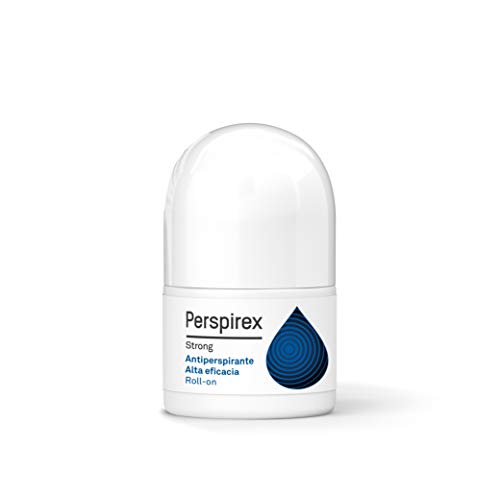 Perspirex ® | Perspirex Strong | Desodorante Antitranspirante Axilas Roll On con Elevada Eficacia y Efectividad Anti Sudor hasta 5 días | Para Personas que Sufren de Sudoración Severa | 20 Ml
