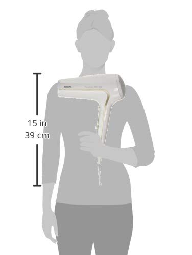 Philips DryCare Advanced HP8232/00 - Secador ThermoProtect Ionic con ionizador para suavizar el cabello, 2200 W