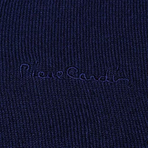 Pierre Cardin - Jersey de punto con cuello en V para hombre azul cobalto XXL