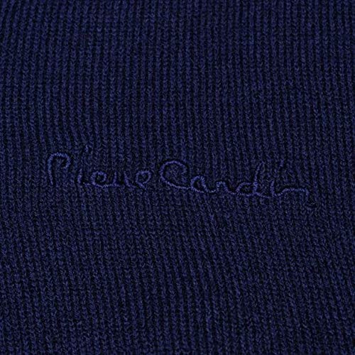 Pierre Cardin - Jersey de punto con cuello en V para hombre azul cobalto XXXL