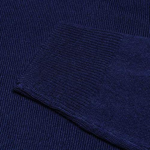 Pierre Cardin - Jersey de punto con cuello en V para hombre azul cobalto XXXL