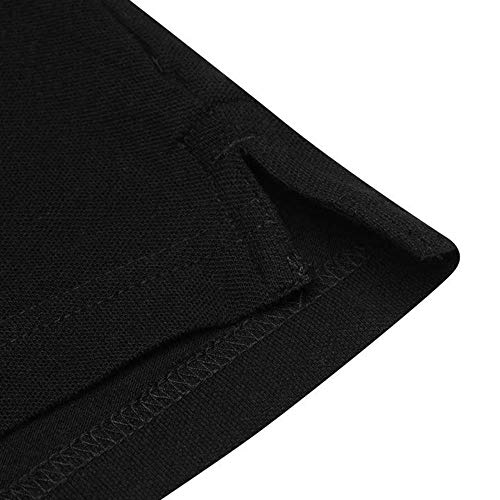 Pierre Cardin - Polo de manga corta para hombre. Negro Negro ( 3XL