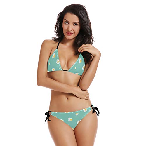 Pineapple Bikini Sets Mujer Negro Oro Traje de baño Traje de baño Triángulo Parte Superior inferior 2 Piezas Acolchado Traje de Natación Conjunto de Traje de Baño Shekini Brasileño A007. M