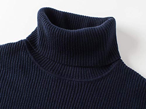 Pingrog Otoño Jersey Cuello Alto Mujer Invierno Suéter De Punto Slim Fit Manga Larga Fashion High Collar Sweater Elegantes Camisas Termica Jerseys Color Sólido Pullover Punto Espesor