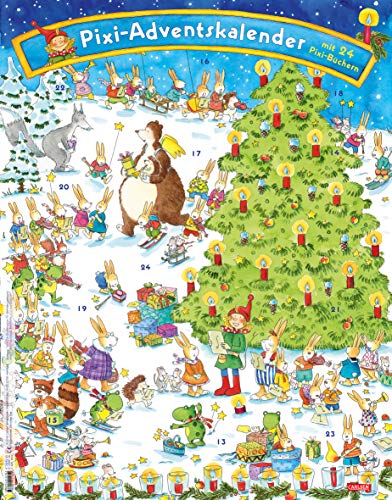 Pixi Adventskalender 2018: Adventskalender mit 22 Pixi-Büchern und 2 Maxi-Pixi