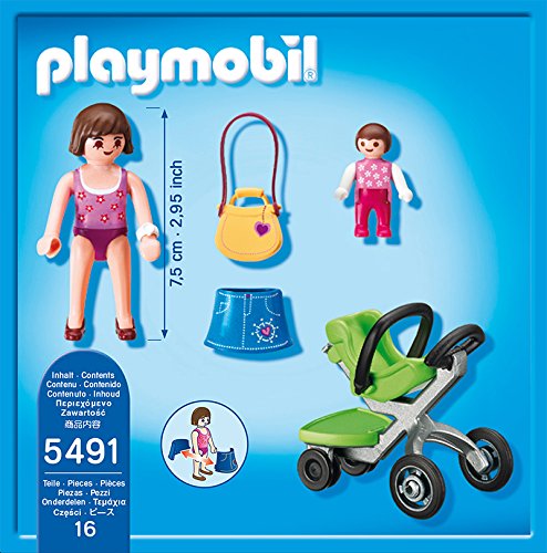 Playmobil Centro Comercial - City Life Madre con su Bebé, Sets de Accesorios (Playmobil 5491)