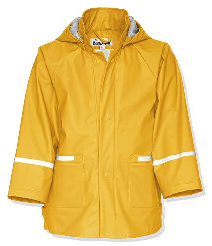 Playshoes Regenjacke Basic Chubasquero, Amarillo (Yellow 12), 5-6 Años Unisex Niños