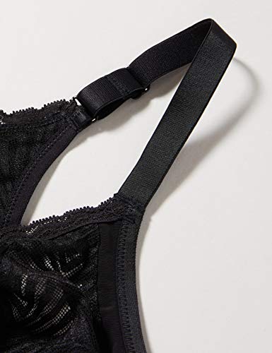 Playtex Soutien-Gorge Emboitant Sans Armature Ideal Posture Sujetador sin Aros, Negro (Noir 001), 90C para Mujer