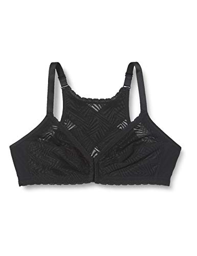 Playtex Soutien-Gorge Emboitant Sans Armature Ideal Posture Sujetador sin Aros, Negro (Noir 001), 90C para Mujer