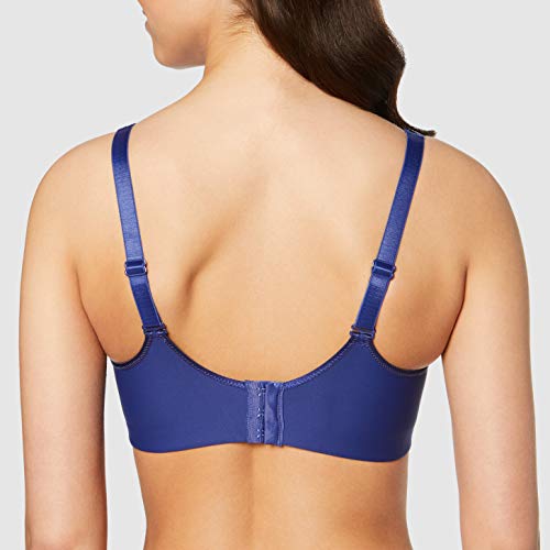 Playtex Soutien-Gorge Sans Armature Feel Good Support Sujetador sin Aros, Azul (Bleu Laponie 0am), 95D para Mujer