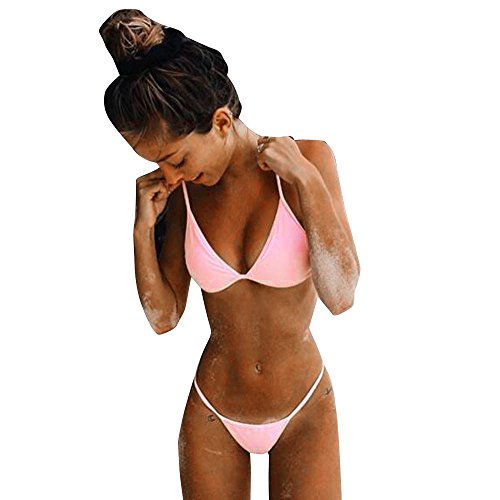 POLUEREIS Ropa De BañO Tanga Alto Bikini Mujer Bikinis BrasileñOs Tanga Y Push Up Bikinis BrasileñOs Tanga Regulables Biquinis BrasileñOs Sexy Bikinis BrasileñOs Tanga Baratos