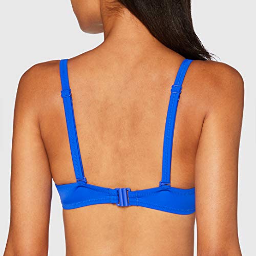 Pour Moi? Getaway Halter Underwired Top Parte Superior de Bikini, Azul, 85D para Mujer