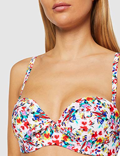 Pour Moi? Heatwave Removable Straps Padded Top Parte de Arriba de Bikini, Multicolor (Sunrise Sunrise), 95E (Talla del Fabricante: 36DD) para Mujer