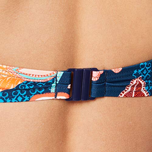 Pour Moi? Reef Halter Lightly Padded Underwired Top Parte de Arriba de Bikini, Azul (Navy Navy), 90F (Talla del Fabricante: 34E) para Mujer