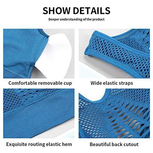 PPKZY Sujetador Deportivo Femenino Fitness Sexy Cultivo Top Top lencería Empuje hacia Arriba Mujer Ropa Deportiva Gimnasio Deporte Ropa Interior Femenino sin Costura Corriendo Yoga Sujetador