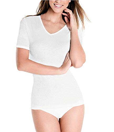 Princesa 4796 - Camiseta termica Mujer 100% Algodon by Playtex (M)