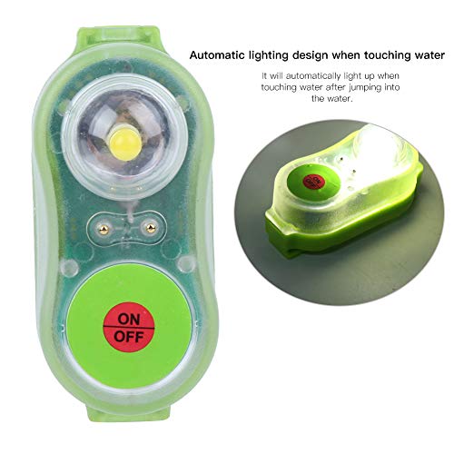 【???????ó? ?? ?????? ?????】Luz de Chaleco Salvavidas Naranja/Cian JHYD-I, luz de Chaleco Salvavidas, lámpara de luz de atracción Visible de plástico de 30 g, niños Adultos para Ch