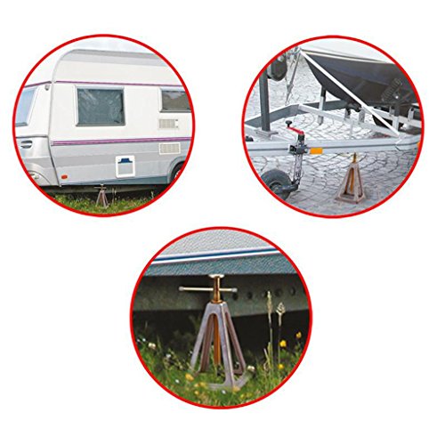 ProPlus Aluminio Marcos de Apoyo para remolques y caravanas, hasta 3600 kg