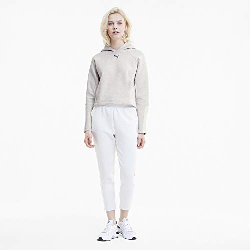 PUMA 58353119 Sudadera con Capucha, Blanco, M para Mujer