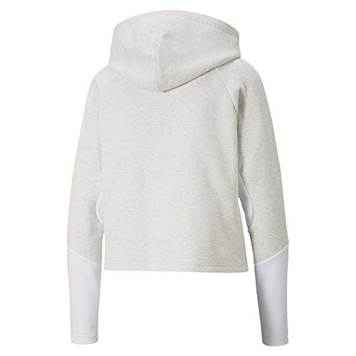 PUMA 58353119 Sudadera con Capucha, Blanco, M para Mujer